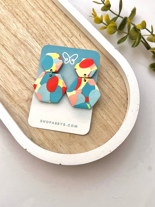 Colorful Hexagon Dangles