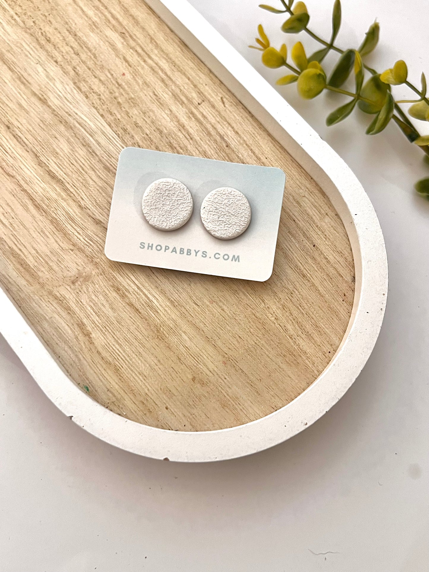 Pearl Circle Studs